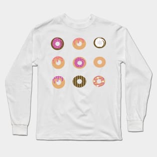 Valentines Mini Donuts Long Sleeve T-Shirt